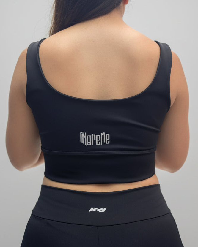 Top com bolso Íngreme